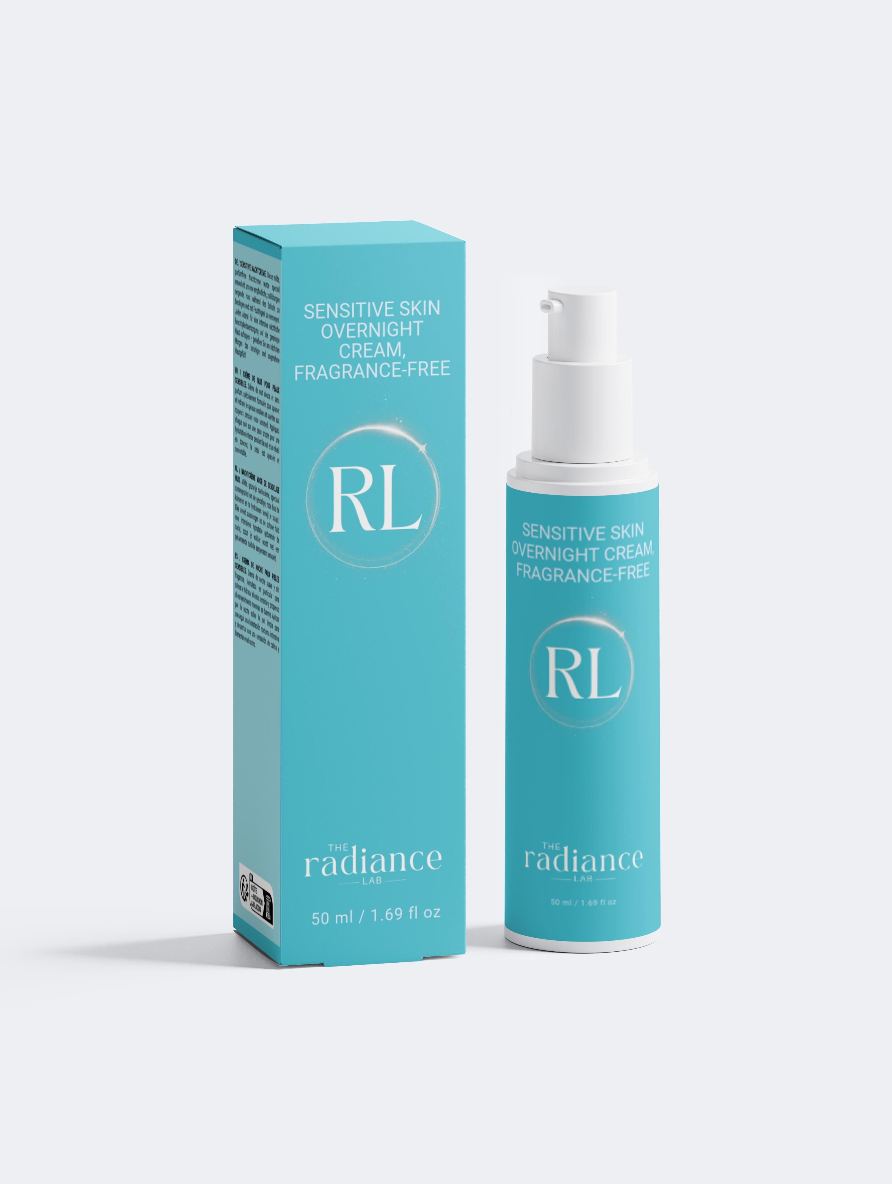 Sensitive Skin Overnight Cream, Fragrance-Free